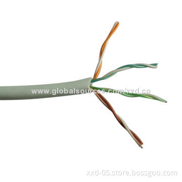 Networking Usage UTP Cat5 24AWG LAN Cable with PVC Coat